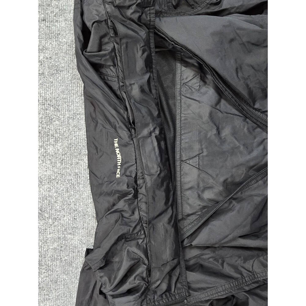 The North Face Black Hooded Lightweight Shell Jacket Womens Large Full Zip - Picture 8 of 9